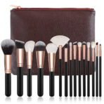Rose Gold Full Makeup Brush Set - Image 5