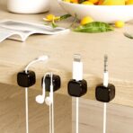 Magnetic Cable Organizer Clips for Desk, Car & Nightstand - Image 2