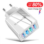 4-Port USB Quick Charge 3.0 Phone Charger Adapter - Image 7
