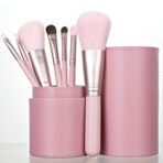 7pcs Portable Mini Makeup Brush Set with Case - Image 6