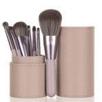 7pcs Portable Mini Makeup Brush Set with Case - Image 3