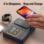 5-in-1 Wireless Charging Dock with LED Alarm Clock - Image 5