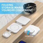 3-in-1 Magnetic Foldable Wireless Charger for Phone, Watch & Earbuds - Image 9