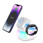 4-in-1 Rotatable Magnetic Wireless Charger with Night Light - Image 3