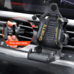 Racing Seat Shape 360° Air Vent Phone Holder