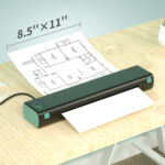 Wireless A4 Portable Thermal Printer for Travel & Mobile Office