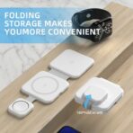 3-in-1 Magnetic Foldable Wireless Charger for Phone, Watch & Earbuds - Image 5