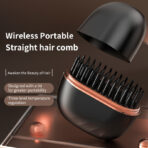 Mini Wireless Hair Straightening Comb for Travel - Image 2