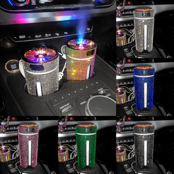 Luxury Diamond LED Car Humidifier & Diffuser