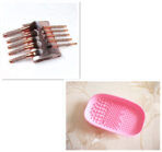 10pcs Diamond-Encrusted Makeup Brush Set - Image 2