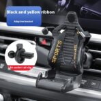 Racing Seat Shape 360° Air Vent Phone Holder - Image 7