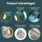 Clip-On Waist/Neck Mini Fan for Outdoor Travel - Image 8