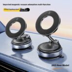 Foldable Magnetic Car Phone Holder for Dashboard & Desk - Image 5
