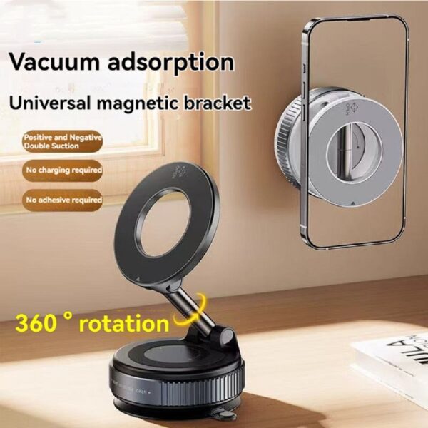 Foldable Magnetic Car Phone Holder for Dashboard & Desk