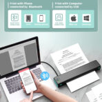 Wireless A4 Portable Thermal Printer for Travel & Mobile Office - Image 2