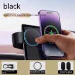 15W Magnetic Bendable Car Phone Holder Wireless Charger - Image 10